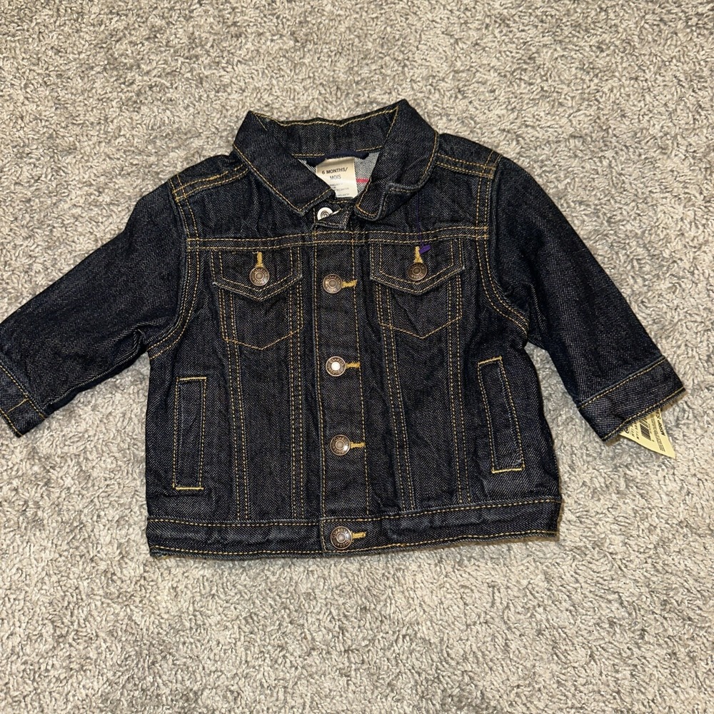 Vintage 90's Oshkosh B'Gosh Denim Jean Jacket Size 6 Months Unisex NWT